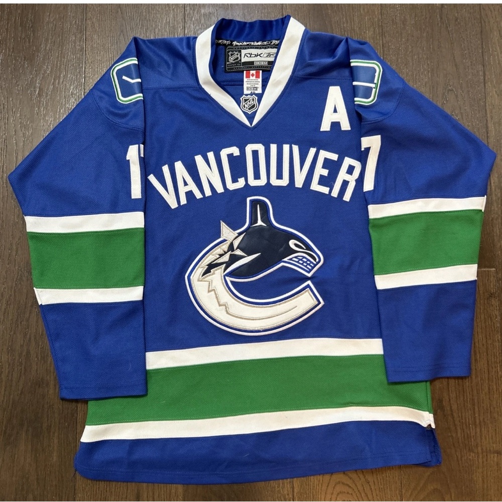 Vintage Vancouver Canucks Kesler Authentic NHL CCM Reebok Jersey Size 48 NEW!